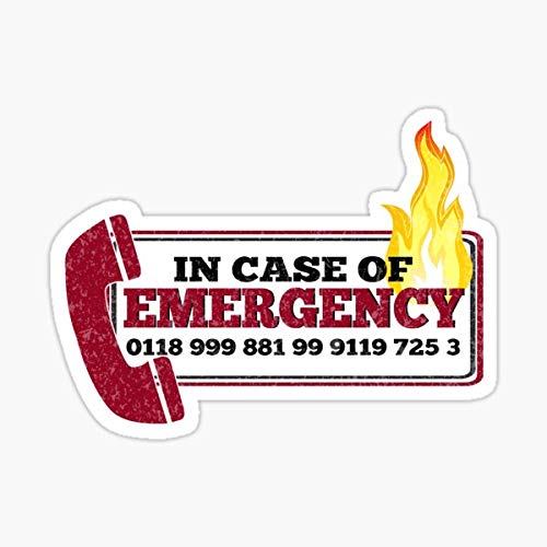 Amazon.com - It Crowd Inspired - New Emergency Number - 0118 999
